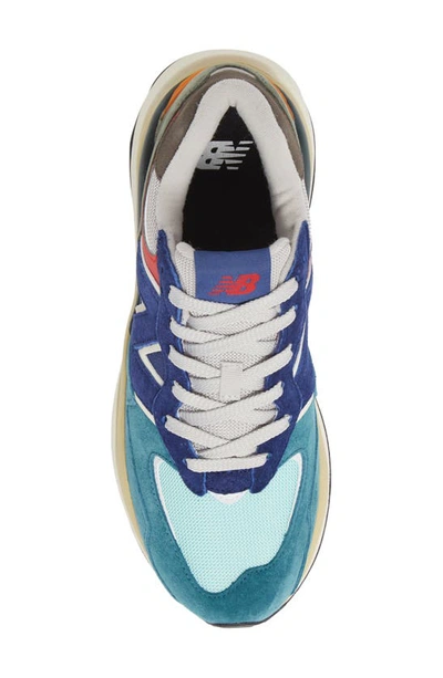 Shop New Balance 57/40 Sneaker In Teal/ Grey/ Blue
