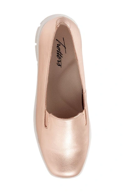 Shop Trotters Universal Loafer In Rose Gold Metallic