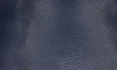 Shop Franco Sarto Balica Flat In Navy Leather