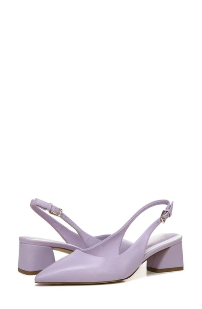 Shop Franco Sarto Racer Slingback Pointed Toe Pump In Lilac