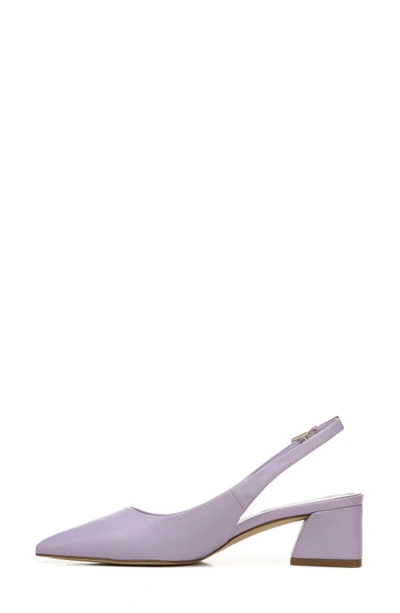 Shop Franco Sarto Racer Slingback Pointed Toe Pump In Lilac