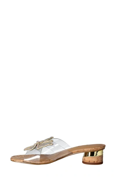 Shop J. Reneé Sumitra Sandal In Clear/ Natural/ Gold