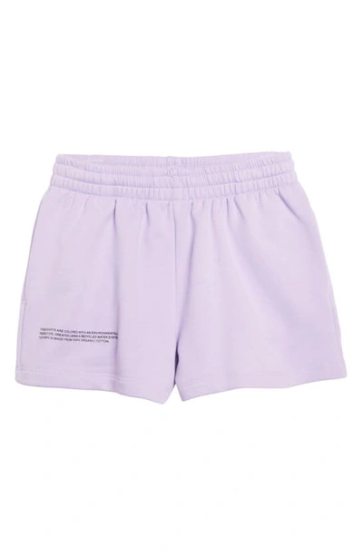 Shop Pangaia Kids' 365 Pprmint™ Organic Cotton Sweat Shorts In Orchid Purple