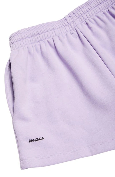 Shop Pangaia Kids' 365 Pprmint™ Organic Cotton Sweat Shorts In Orchid Purple
