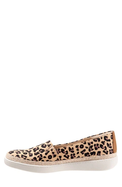 Shop Trotters Accent Slip-on In Tan Cheetah