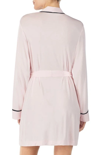 Shop Kate Spade Jersey Short Robe In Rose