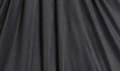 Natori Aphrodite Slinky Knit Nightgown In Black W/ Ivory Lace