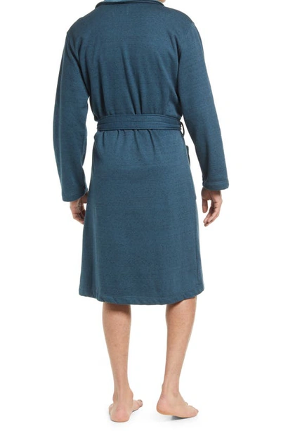 Shop Ugg Robinson Robe In Honor Blue Heather