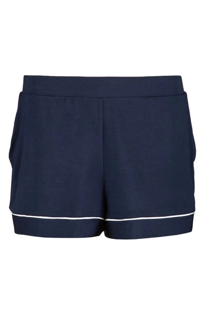 Shop Lively The All-day Lounge Shorts In Midnight Navy