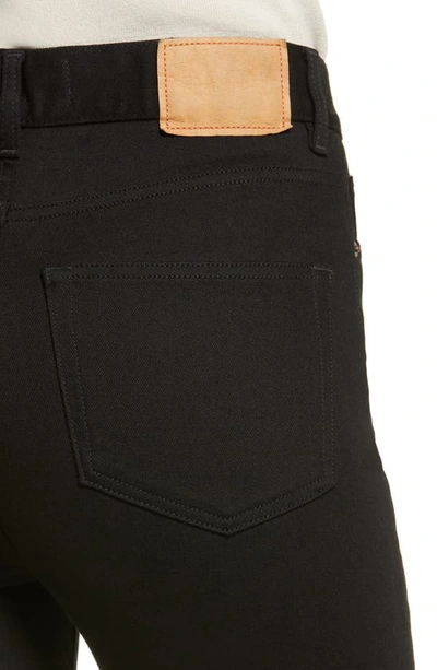 Shop Jeanerica Eiffel High Waist Bootcut Jeans In Rinse Stay Black