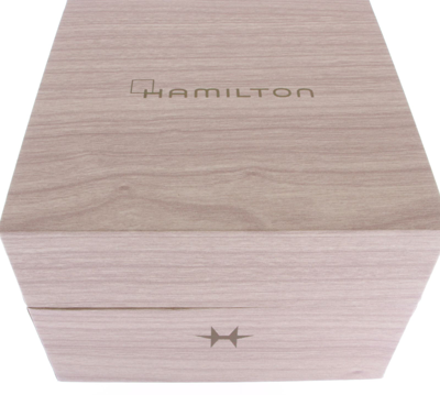 Shop Hamilton Khaki Field Titanium Auto Total Black-green Luminova 42mm Watches