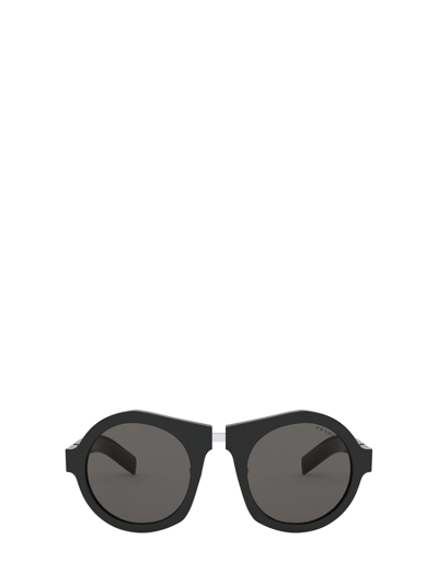 Shop Prada Pr 10xs Black Sunglasses