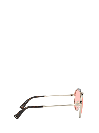 Shop Valentino Va2039 Light Gold Sunglasses