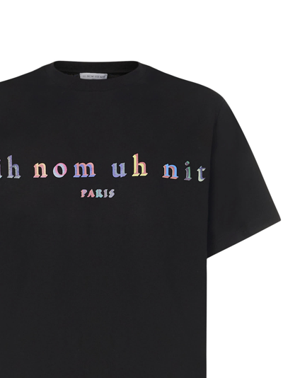 Shop Ih Nom Uh Nit Rainbow Logo T-shirt In Black