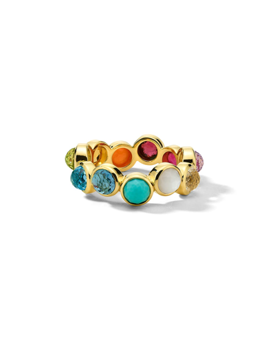 Shop Ippolita All-stone Ring In 18k Gold In Turquoise