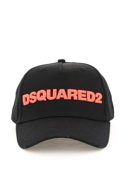 Shop Dsquared2 Baseball Cap With Logo In Mixed Colours