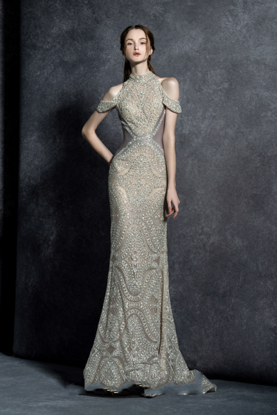 Shop The Atelier Couture Zora Embellished Gown