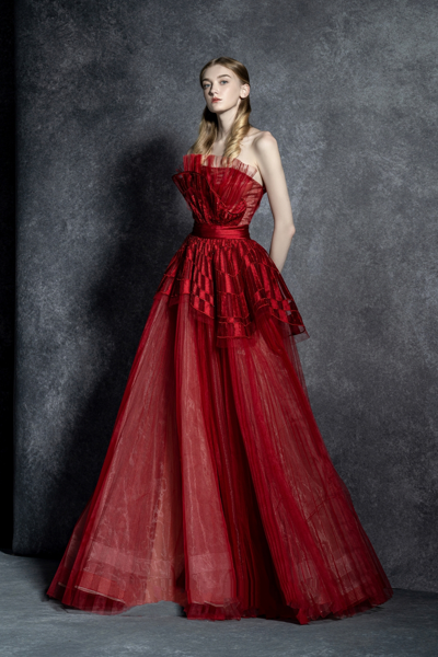 Shop The Atelier Couture Rechel Strapless Gown