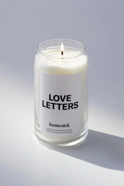 Shop Homesick Love Letters Candle In Love Letters At Urban Outfitters