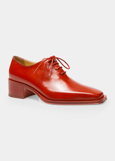 Quira Tango Calfskin Derby Loafers In Pompeiano | ModeSens