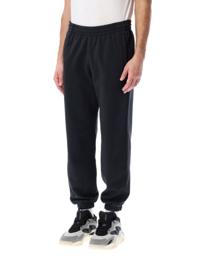 Shop Adidas Originals Adicolor Trefoil Sweat Joggers In Black