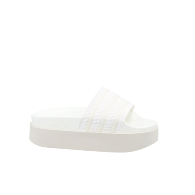 Shop Adidas Originals Adilette Bonega Slides In White