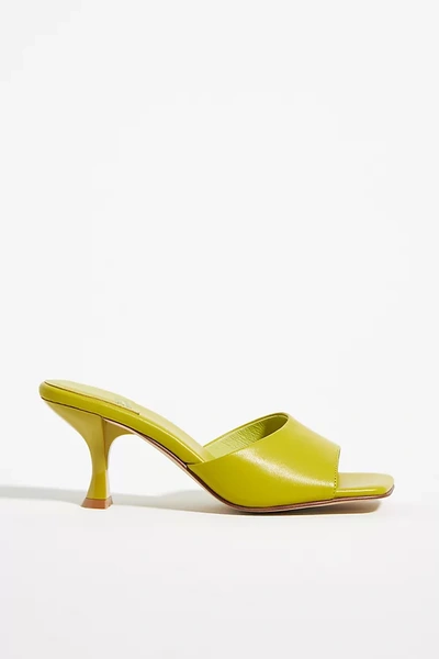 Shop Jeffrey Campbell Square-toe Mule In Green