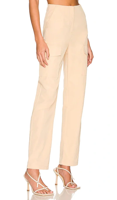 Superdown Kimmy Cargo Pant In Beige