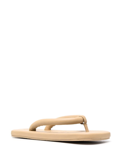 Shop Camperlab Hastalavista Leather Flip-flops In Neutrals