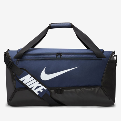 Shop Nike Unisex Brasilia 9.5 Training Duffel Bag (medium, 60l) In Blue