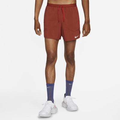 Shop Nike Flex Stride Men's 5" Brief Running Shorts In Rugged Orange