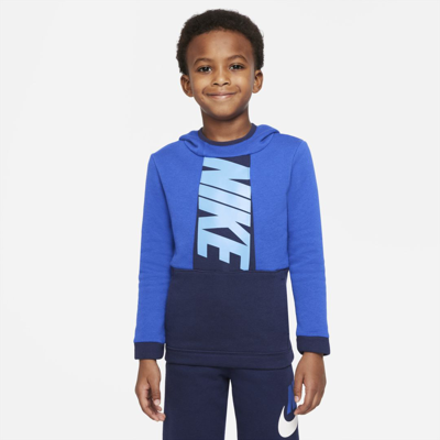 Shop Nike Sportswear Little Kids' Hoodie In Game Royal