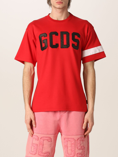 Shop Gcds T-shirt With Logo In Red