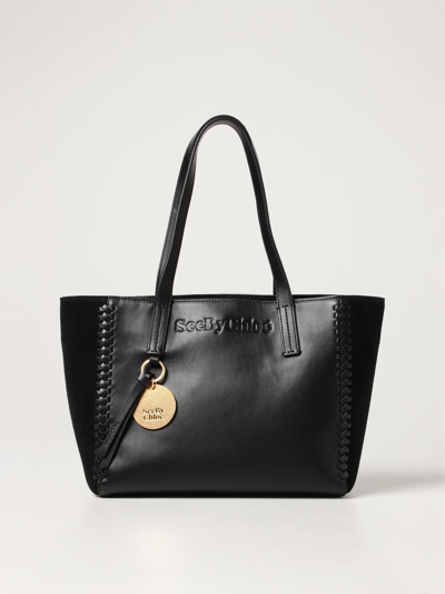 Shop See By Chloé Tilda  Tote Bag In Leather In Black