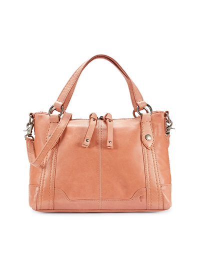 Shop Frye Women's Medium Melissa Leather Crossbody Bag In Apricot