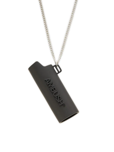 Shop Ambush Men's Brass Lighter Case Pendant Necklace
