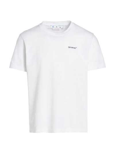 Shop Off-white Men's Caravag Arrow Short-sleeve T-shirt In White