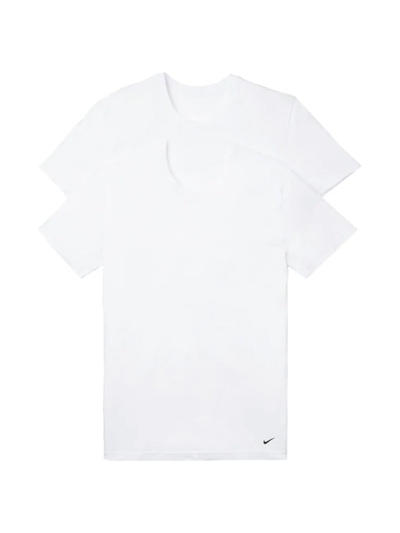 Shop Nike Men's 2-pack Dri-fit Essential Stretch T-shirt Set In White