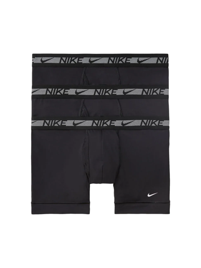 Shop Nike Men's 3-pack Dri-fit Ultra Stretch Micro Trunks Set In Black