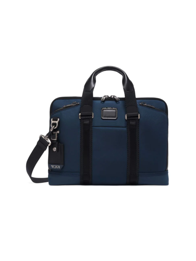 Shop Tumi Men's Alpha Bravo Academy Briefcase In Navy