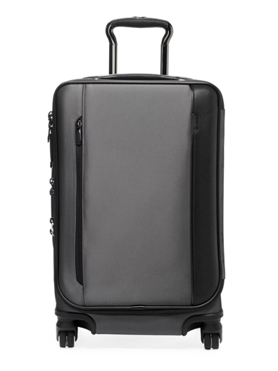 Shop Tumi Men's Arrivé International Dual Access 4-wheel Carry-on Bag In Titanium Grey