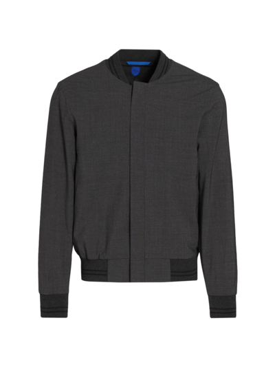 Shop June79 Men's Episode 1 Pierre Button Blazer In Charcoal Grey