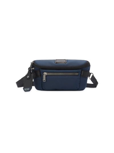 Shop Tumi Men's Alpha Bravo Classified Waist Pack In Navy