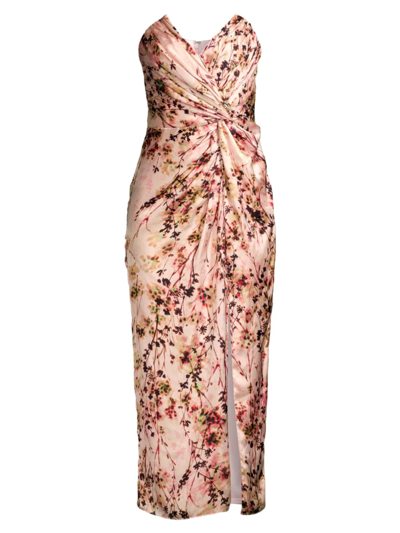 Shop Katie May Women's Come On Home Floral Midi-dress In Pink Botanical