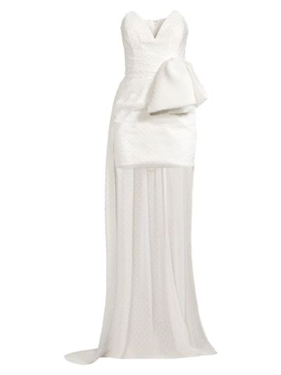 Shop Katie May Women's Eden Rock High-low Dress In Ivory