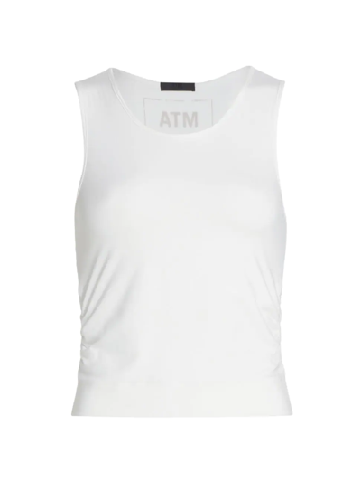 Shop Atm Anthony Thomas Melillo Women's Sleeveless Tank Top In White