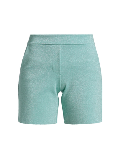 Shop Chiara Boni La Petite Robe Women's Andreas Sugar Shorts In Azzurro