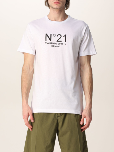 Shop N°21 Cotton T-shirt In White
