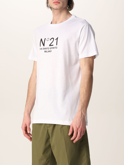 Shop N°21 Cotton T-shirt In White