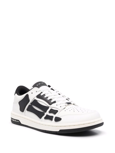 Shop Amiri Skel-top Low-top Sneakers In White